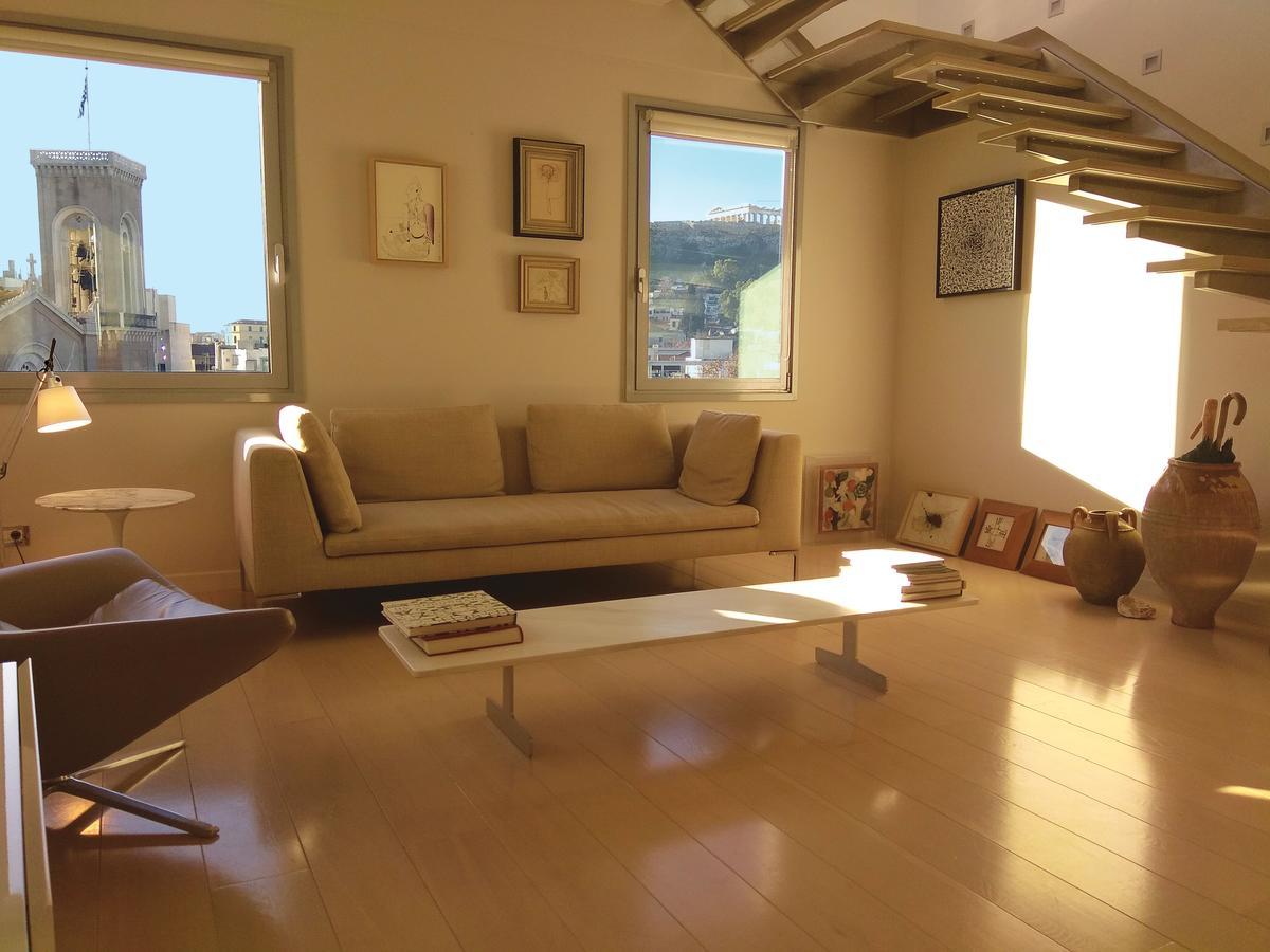 Hidesign Athens Acropolis Luxury Penthouse In Plakaアパートメント エクステリア 写真