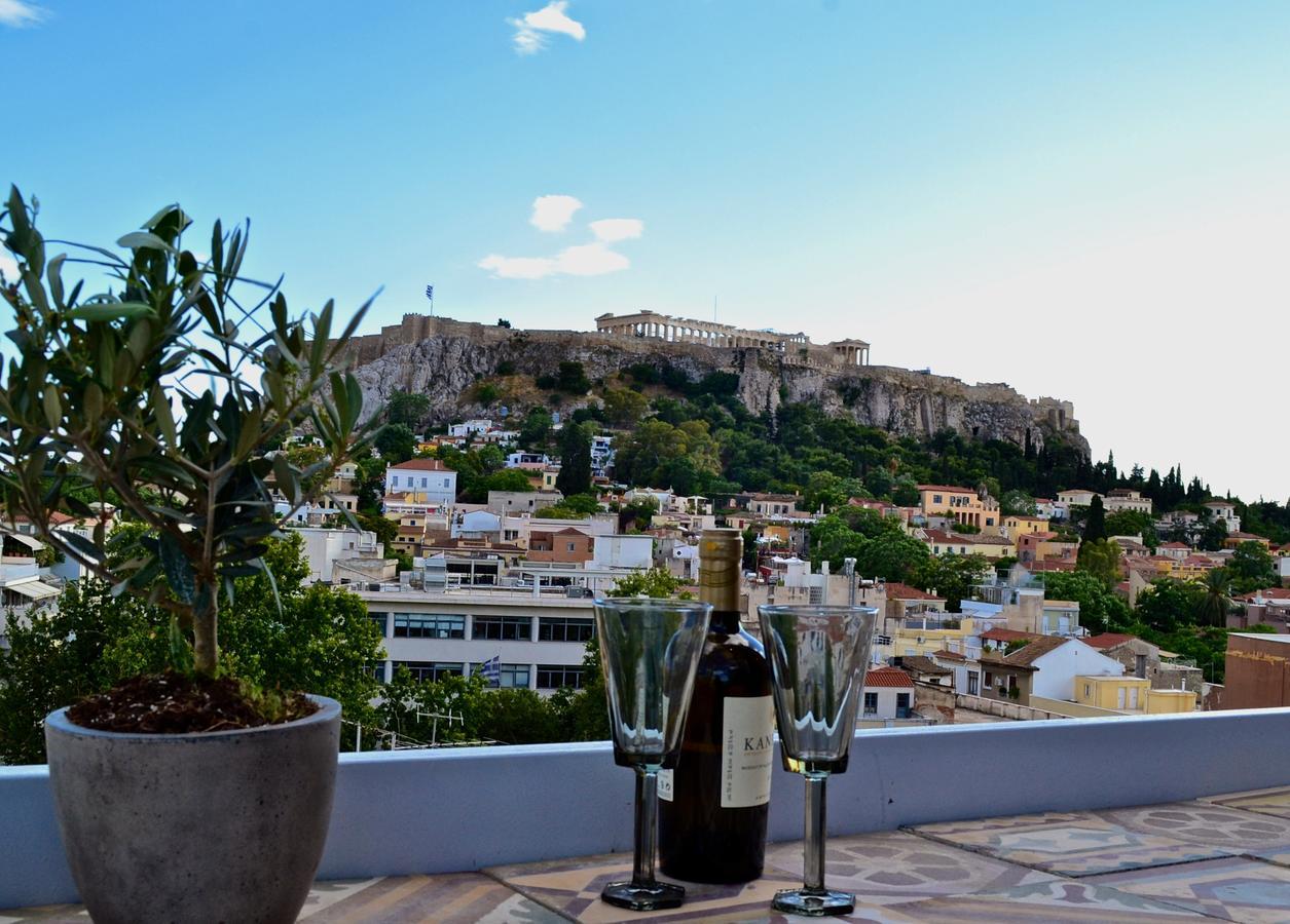 Hidesign Athens Acropolis Luxury Penthouse In Plakaアパートメント エクステリア 写真