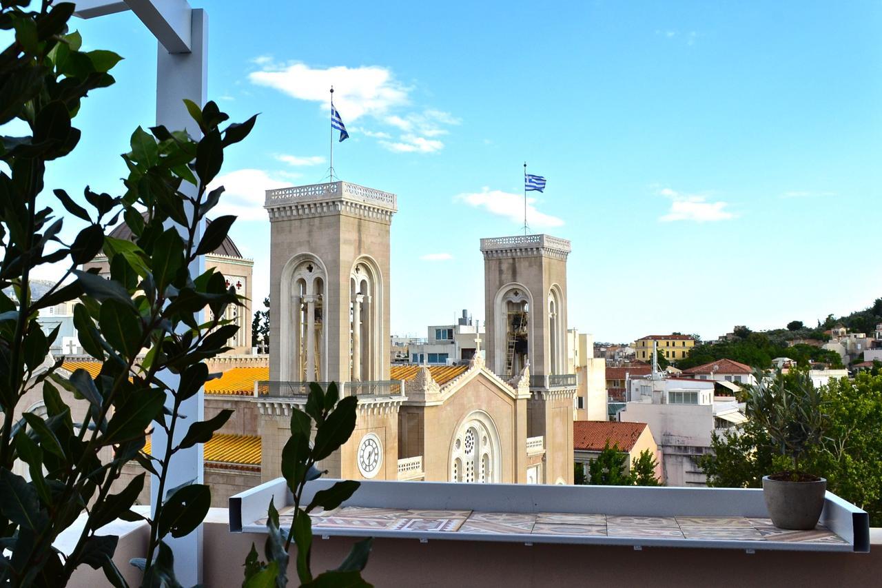 Hidesign Athens Acropolis Luxury Penthouse In Plakaアパートメント エクステリア 写真