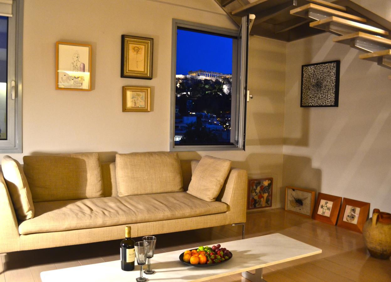 Hidesign Athens Acropolis Luxury Penthouse In Plakaアパートメント エクステリア 写真