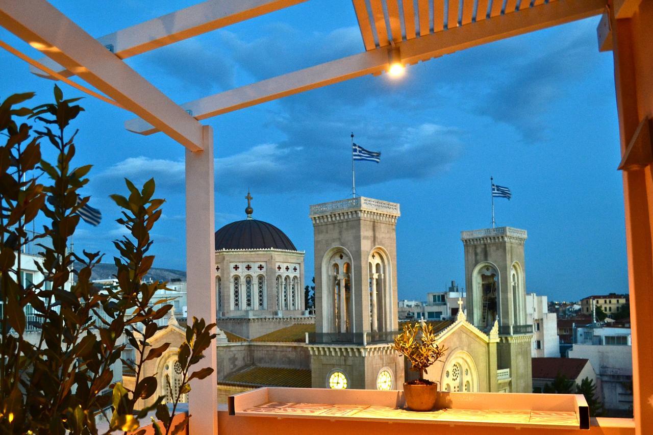 Hidesign Athens Acropolis Luxury Penthouse In Plakaアパートメント エクステリア 写真