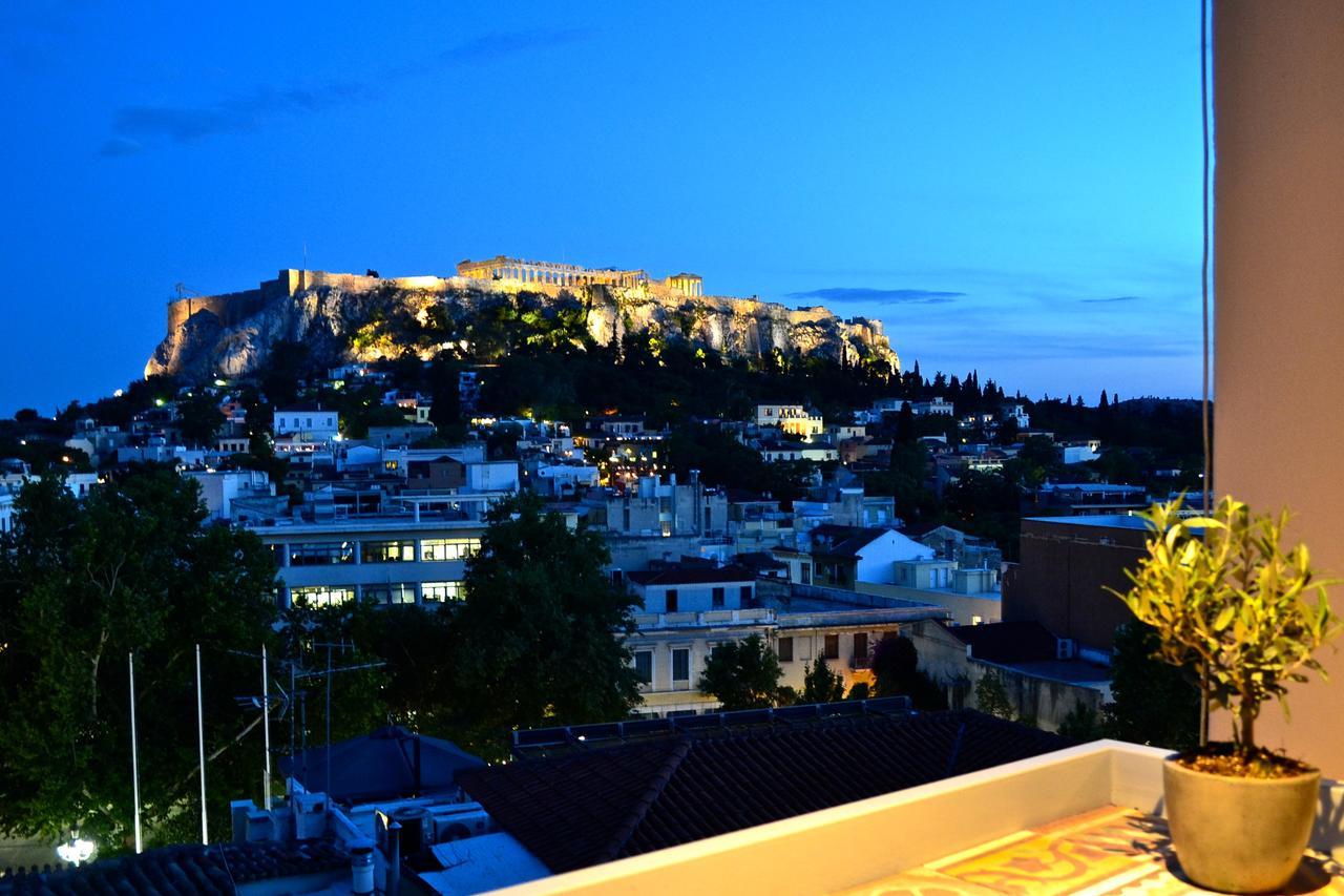 Hidesign Athens Acropolis Luxury Penthouse In Plakaアパートメント エクステリア 写真